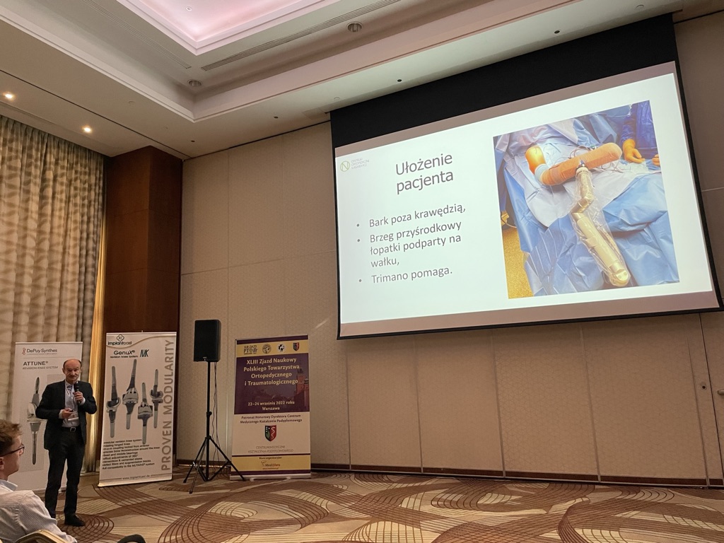 dr Naszkiewicz zjazd Towarzystwa Ortopedzycznego Warszawa